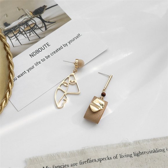 ♠️ NEW Abstract Long face Retro Earrings - Picture 5 of 8